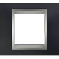 Рамка одноместная Unica Top. Цвет Металлик/Алюминий MGU66.002.097 Рамка одноместная Unica Top. Цвет Металлик/Алюминий MGU66.002.097