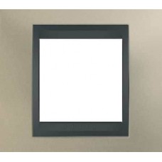 Рамка одномісна Unica Top. Колір Матовий Нікель/Графіт MGU66.002.239