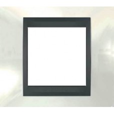 Рамка одномісна Unica Top. Колір Білосніжний/Графіт MGU66.002.292