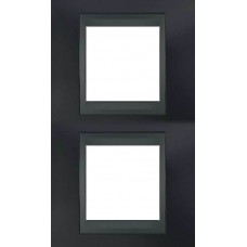 Рамка 2-местная Unica Top. Цвет Металлик/Графит MGU66.004V.297