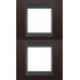 Рамка 2-местная Unica Top. Цвет Табак/Графит MGU66.004V.2M4