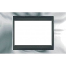 Рамка 3-модульная Итальянский дизайн Unica Top. Цвет Блестящий хром/Графит MGU66.103.210