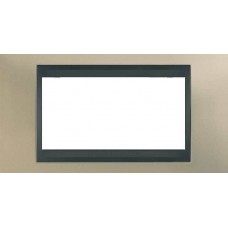 Рамка 4-модульная Итальянский дизайн Unica Top. Цвет Титановый/Графит MGU66.104.295