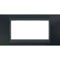 Рамка 4-модульная Итальянский дизайн Unica Top. Цвет Металлик/Графит MGU66.104.297