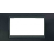 Рамка 4-модульная Итальянский дизайн Unica Top. Цвет Металлик/Графит MGU66.104.297
