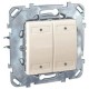 Выключатель KNX с LED индикатором 4 кнопки Unica MGU5.531.25