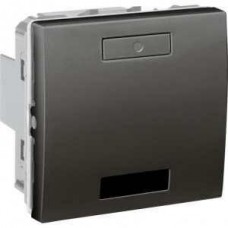 Вимикач KNX з LED індикатором та ІЧ приймачем 2-кнопковий серія Unica MGU5.532.12