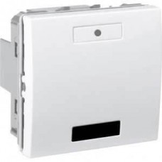 Вимикач KNX з LED індикатором та ІЧ приймачем 2-кнопковий серія Unica MGU5.532.18