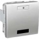 Выключатель KNX с LED индикатором и ИК приемником 2-кнопки серия Unica MGU5.532.30 Выключатель KNX с LED индикатором и ИК приемником 2-кнопки серия Unica MGU5.532.30