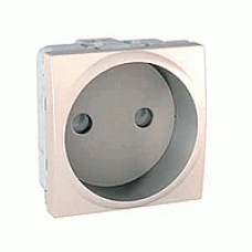 MGU3.037.25 Розетка c заземлением и защитными шторками под рамку серия Unica