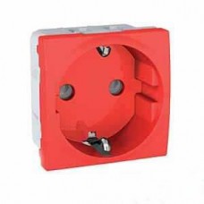 Розетка c заземлением и защитными шторками под рамку серия Unica MGU3.037.03