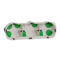 ⚡Установча коробка 3-х постова Multifix Air 67x40 Unica New (IMT35031)