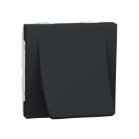 ⚡Вивід кабеля 16А 2 модуля Unica New антрацит (NU386254)