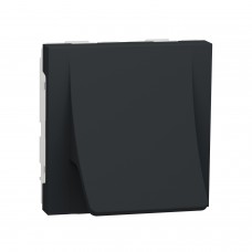 Вивід кабеля 16А 2 модуля Unica New антрацит (NU386254)