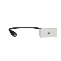 ⚡Розетка Minijack 1 модуль Unica New біла (NU343318)