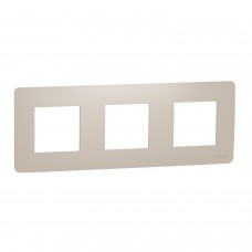 ⚡Рамка 3-х постова Unica New бежева (NU200644)