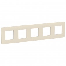 ⚡Рамка 5-ти постовая Unica New бежевая (NU201044)