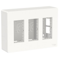 ⚡Блок unica system+ открытой установки 3х2 белый (NU123418) ⚡Блок unica system+ открытой установки 3х2 белый (NU123418)