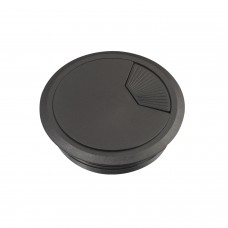 ⚡Кабельный громмет D80 мм unica system+ черный (2шт) (INS61212)