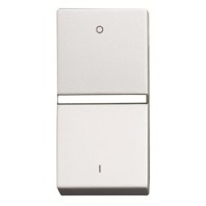 Выключатель ABB 1-клавишный проходной Zenit белый/1мод. N2102 BL (2CLA210200N1101)