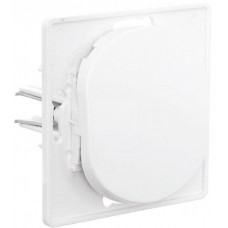 Перемикач одноклавішний прохідний Aling Conel серії EON. Колір "Білий" (E607.0)