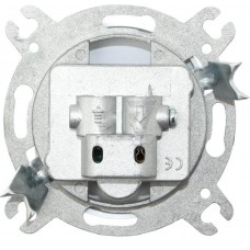 TV-R-SAT розетка Aling Conel серії EON. Колір "Білий" (E612S.0)