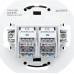 Розетка компьютерная двойная RJ45 CAT5E UTP Aling Conel серии EON. Цвет "Черный" (E614.E1)
