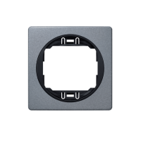 Рамка одинарная Aling Conel, EON. Цвет Античный с черной вставкой