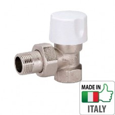 Кран радиаторный термостатический Bianchi 1/2” HВ угловой, ручка-регулятор