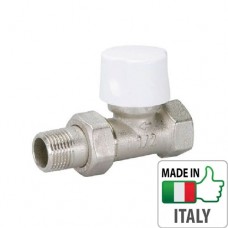 Кран радиаторный термостатический Bianchi 1/2” HВ прямой, ручка-регулятор