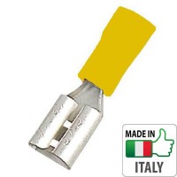 BM00391 Кабельный наконечник `мама` с изоляцией, сечение 4-6 мм, 6,3*0,8