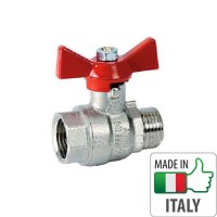 Кран шаровый Bonomi Tamigi 3/8” ВН `бабочка`, 76070003R