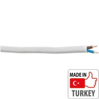 Кабель монолитный (плоский) Borsan ВВГ-п 2х1,5 (YNY 2.15)