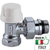 Кран радіаторний термостатичний Caleffi 1/2” HВ кутовий, гігроскопічний ковпачок