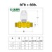 Двохходовий зонний клапан Caleffi 1/2 " Двохходовий зонний клапан Caleffi 1/2 "