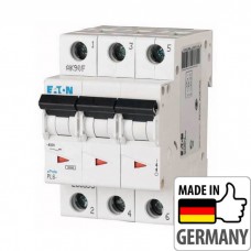 Автоматический выключатель PL6 Eaton, 6А, 3-полюсный PL6-B6/3 