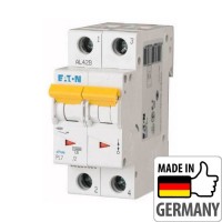 Автоматичний вимикач Eaton PL7-D25/2, 25А, 2P, D, 10кА (263383)