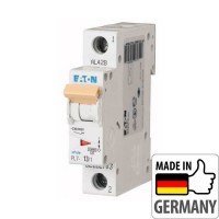 ⚡Автоматический выключатель Eaton PL7-B13/1, 13А, 1P, B, 10кА (262675)