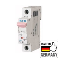 Автоматичний вимикач Eaton PL7-D2/1, 2А, 1P, D, 10кА (262711)