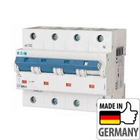 Автоматичний вимикач Eaton PLHT-B20/3N, 20А, 3+N, B, 25кА (248050)