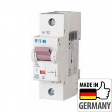 ⚡Автоматический выключатель Eaton PLHT-D32, 32А, 1P, D, 25кА (247992)