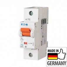 ⚡Автоматический выключатель Eaton PLHT-C63, 63А, 1P, C, 25кА (247986)