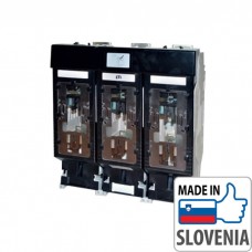 Блок-рубильник горизонтальний 3-полюсний ETI HVL 4a для ножових запобіжників