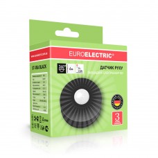 Датчик движения «НЛО мини 1D» Euroelectric ST-05A чёрный