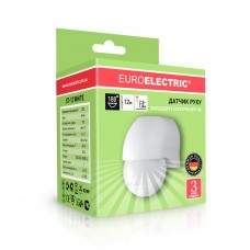Датчик движения «Куб модерн» Euroelectric ST-12 белый