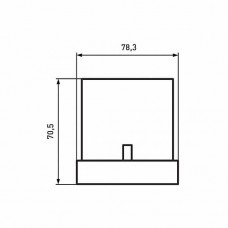 Сумеречный датчик движения Euroelectric 25А, IP44 (ST-303WSR)
