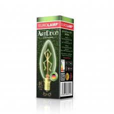 Декоративная лампа "свечка" Eurolamp ArtDeco 40W E14 2700K (dimmable)