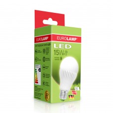 Світлодіодна LED лампа Eurolamp ЕКО серія "D" А65 15W E27 3000K