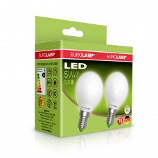 Світлодіодна LED лампа Eurolamp ЕКО серія "D" G45 5W E14 3000K