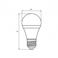 Светодиодная LED лампа Eurolamp ЕКО серия "D" А60 10W E27 3000K